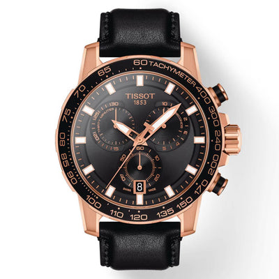 Tissot T-Sport Black Dial Men 45.5mm