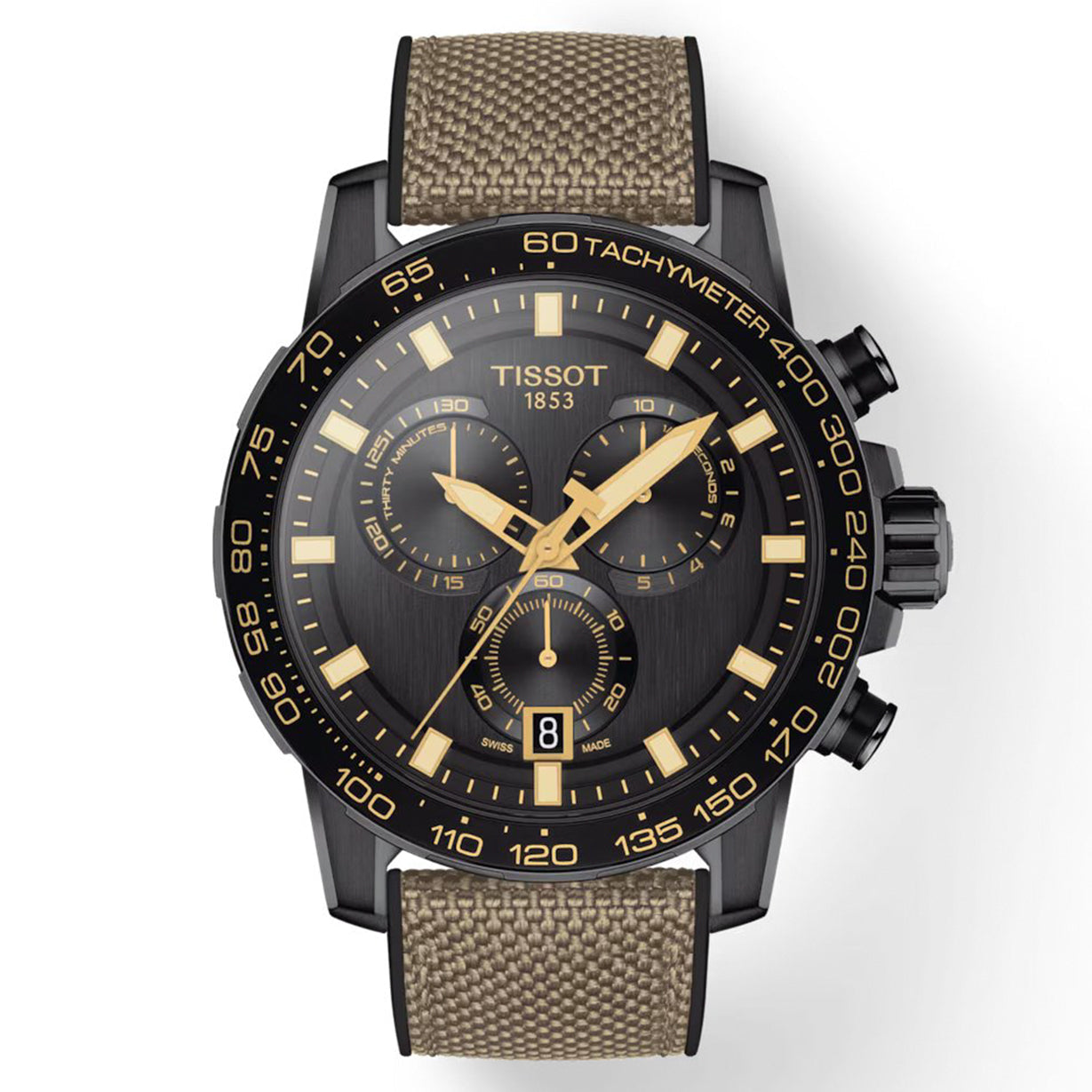 Tissot T-Sport Black Dial Men 45.5mm