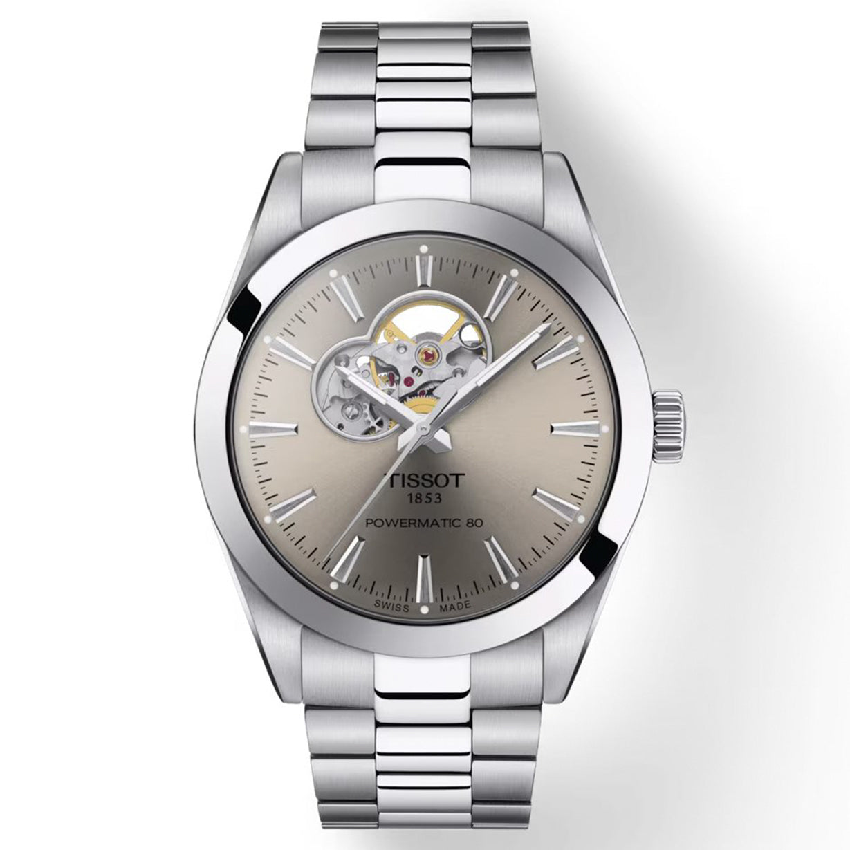 Tissot T-Classic Rhodium Dial Men 40mm