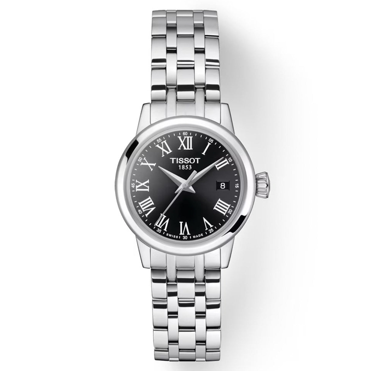 Tissot T-Classic Black Dial Women 28mm