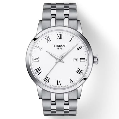 Tissot T-Classic White Dial Men 42mm