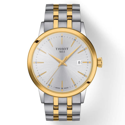 Tissot T-Classic Silver Dial Men 42mm
