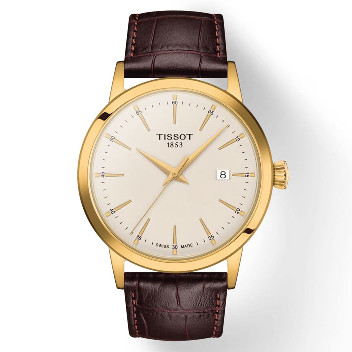 Tissot T-Classic Ivory Dial Men 42mm