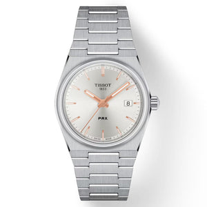 Tissot T-Classic PRX Silver Dial Women 35mm T1372101103100