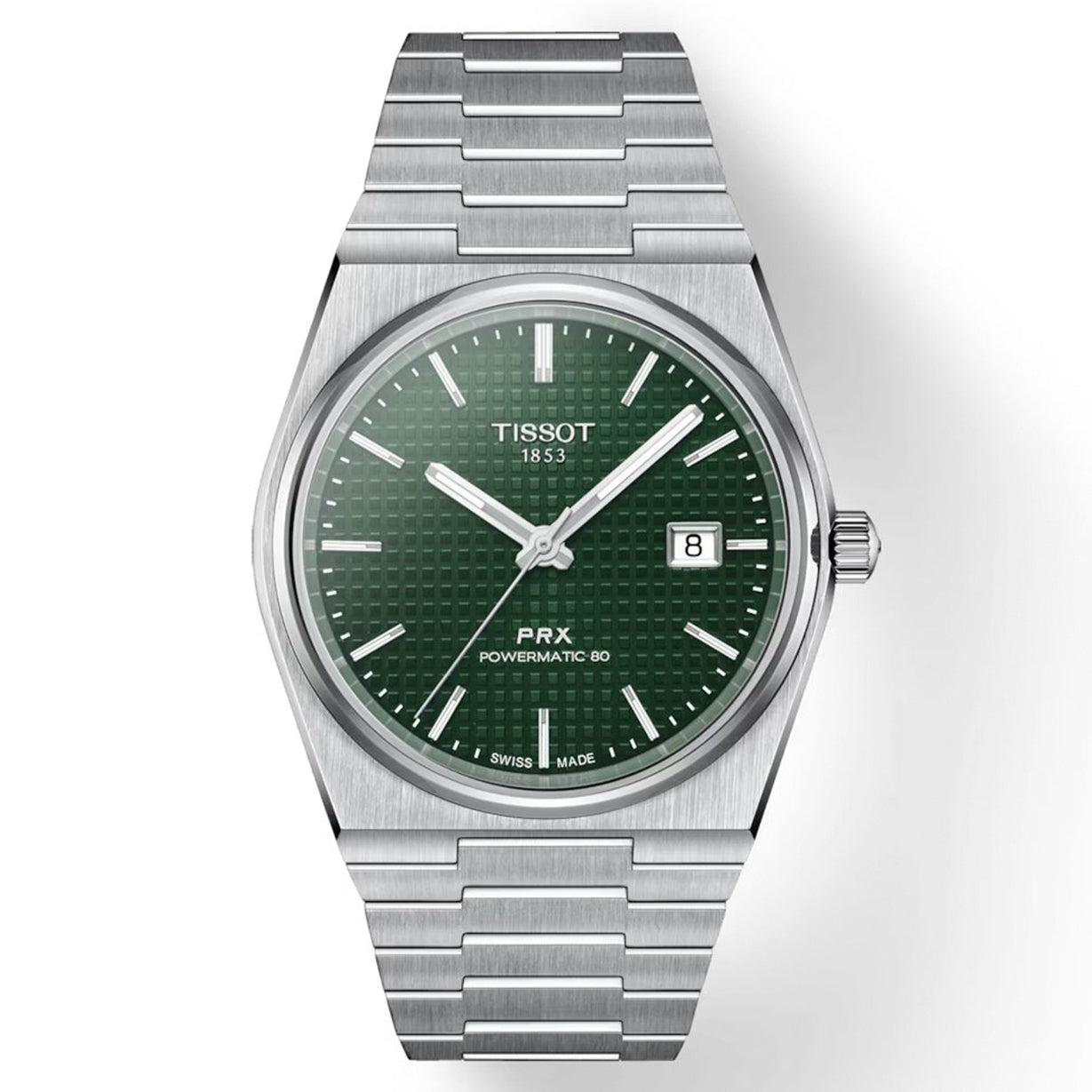 Tissot T-Classic PRX Green Dial Men 40mm T1374071109100