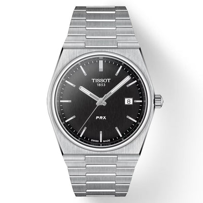Tissot T-Classic PRX Black Dial Men 40mm T1374101105100