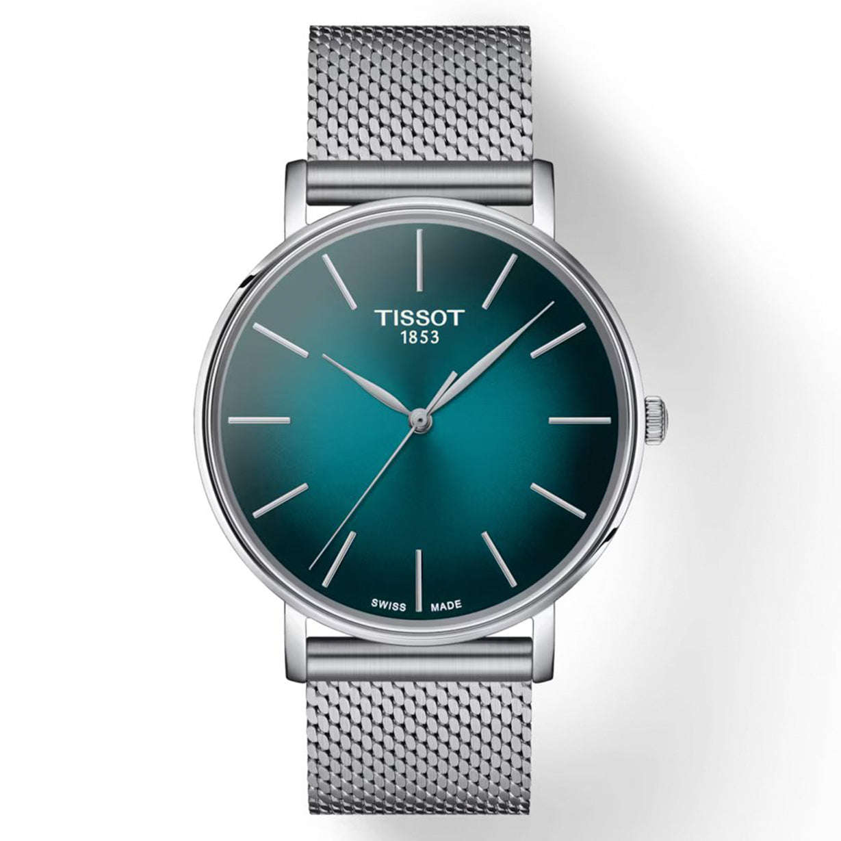 Tissot T-Classic Black & Green Dial Men 40mm