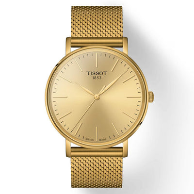 Tissot T-Classic Everytime Champagne Dial Men 40mm