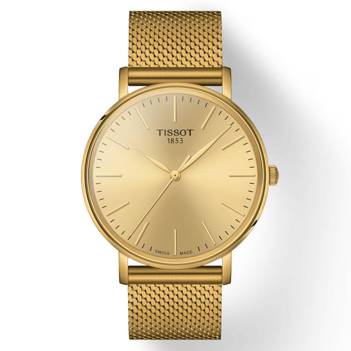 Tissot T-Classic Everytime Champagne Dial Men 40mm