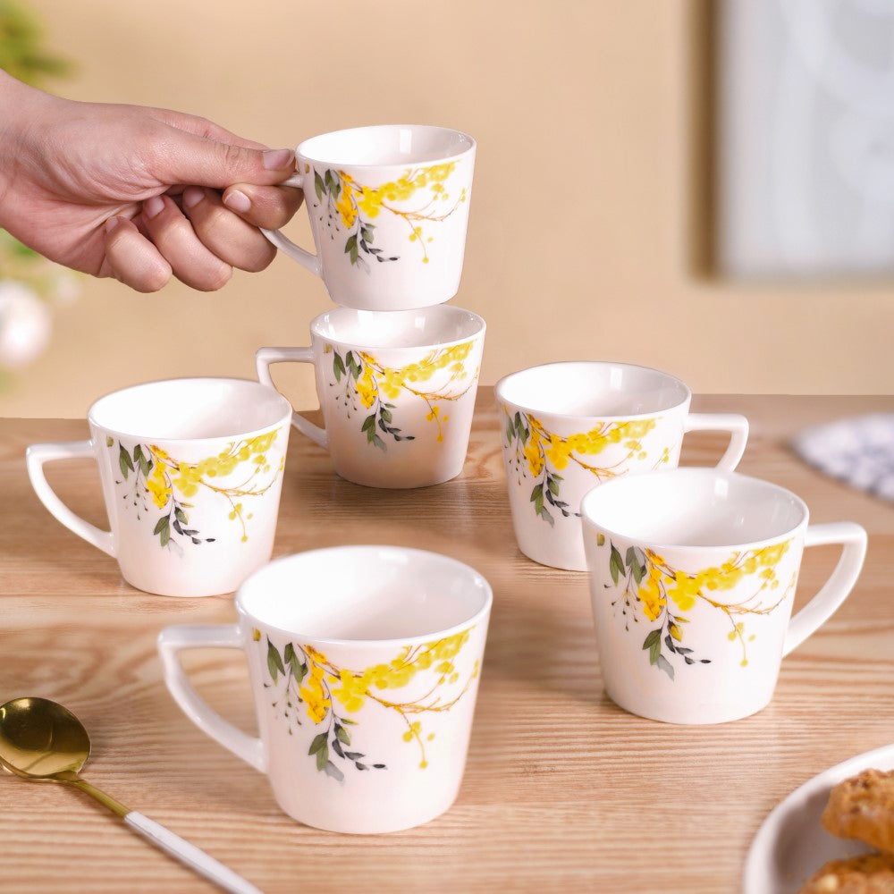 Buttercup Blossom Tea Cup Set Of 6 150ml