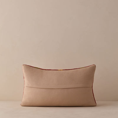 Vintage Lumbar Pillow No. 326, 12" x 20"