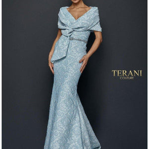 Terani Couture 1921M0726 Powder Blue 10 Sale