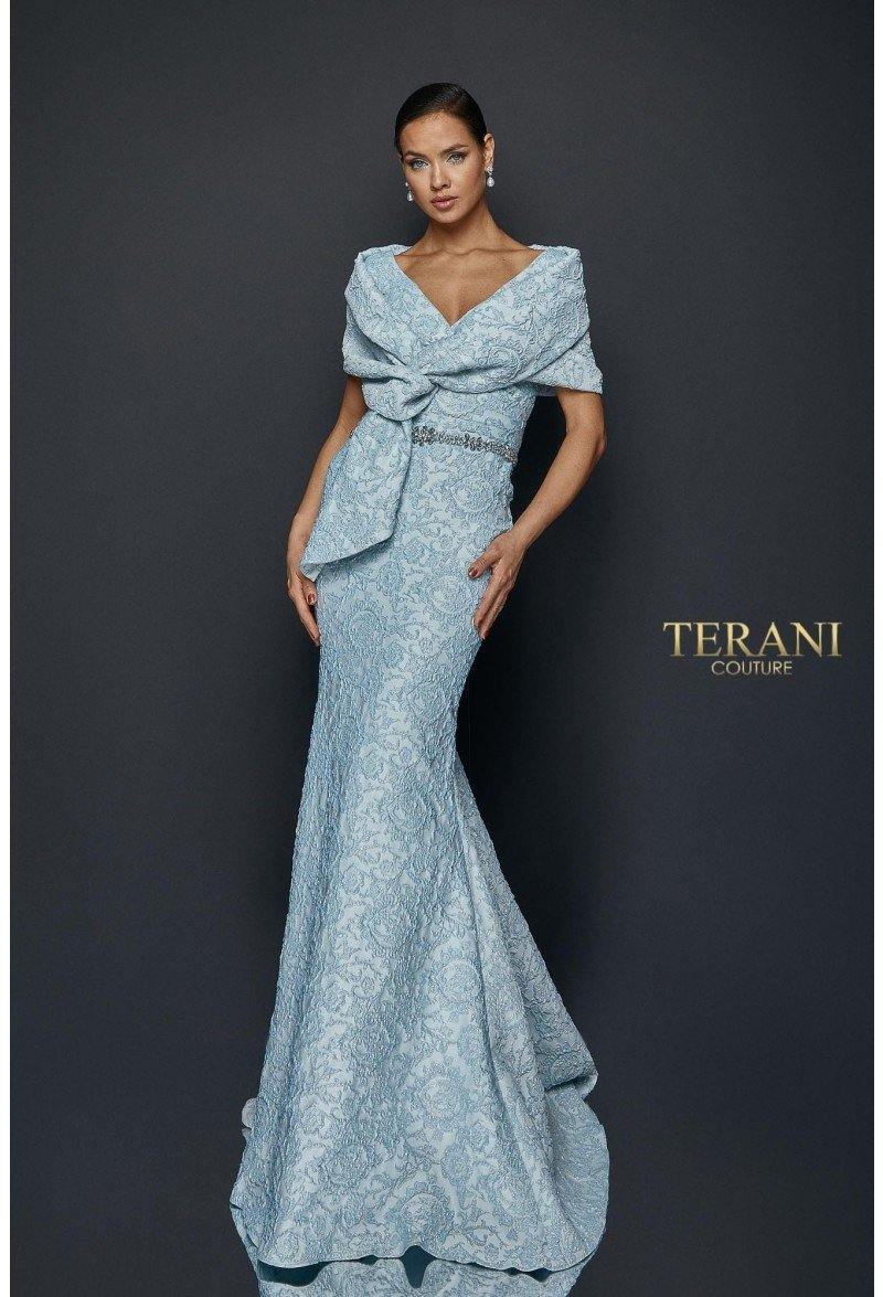 Terani Couture 1921M0726 Powder Blue 10 Sale