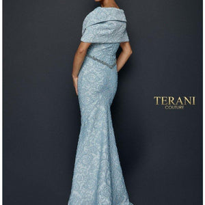 Terani Couture 1921M0726 Powder Blue 10 Sale