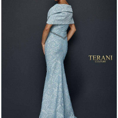Terani Couture 1921M0726 Powder Blue 10 Sale