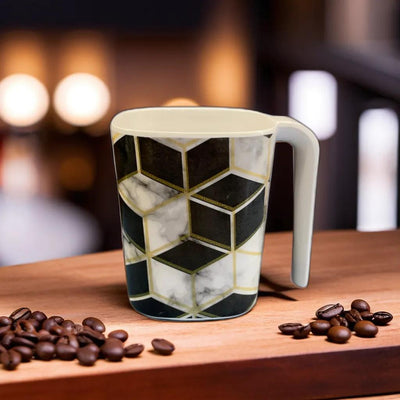Terraware Melamine Rhombus Square Mug | 1 Pc