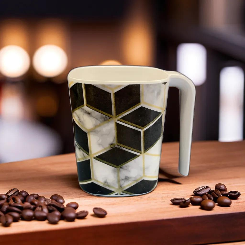 Terraware Melamine Rhombus Square Mug | 1 Pc