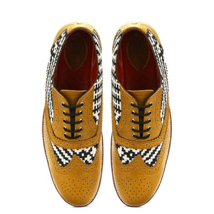 Texo Brogue_ for Men – Mustard (discontinued)