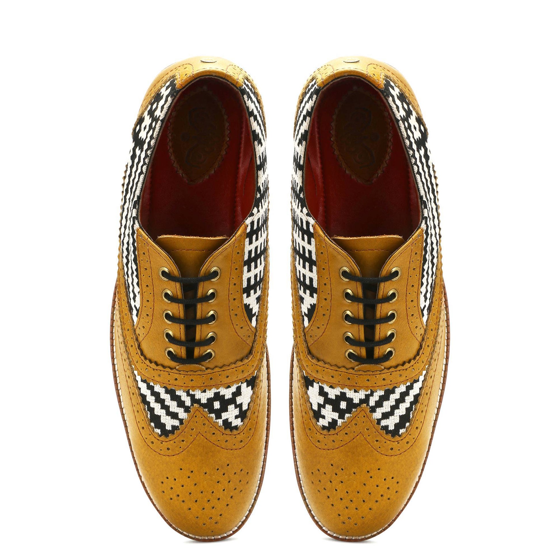 Texo Brogue_ for Men – Mustard (discontinued)