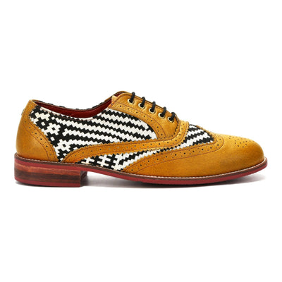 Texo Brogue_ for Men – Mustard (discontinued)