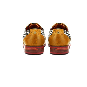 Texo Brogue_ for Men – Mustard (discontinued)