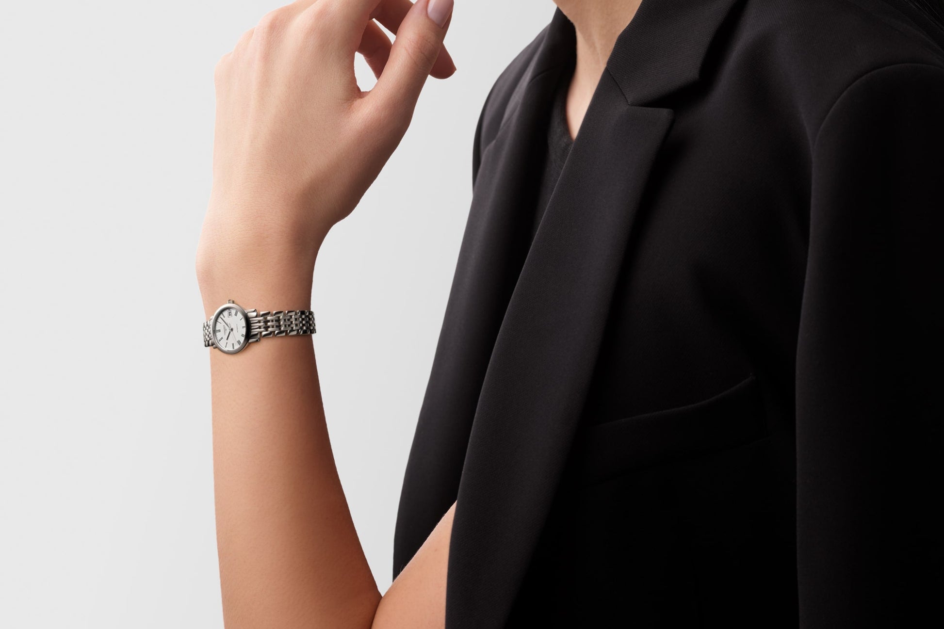 Longines Elegant  white dial Women 25.5mm
