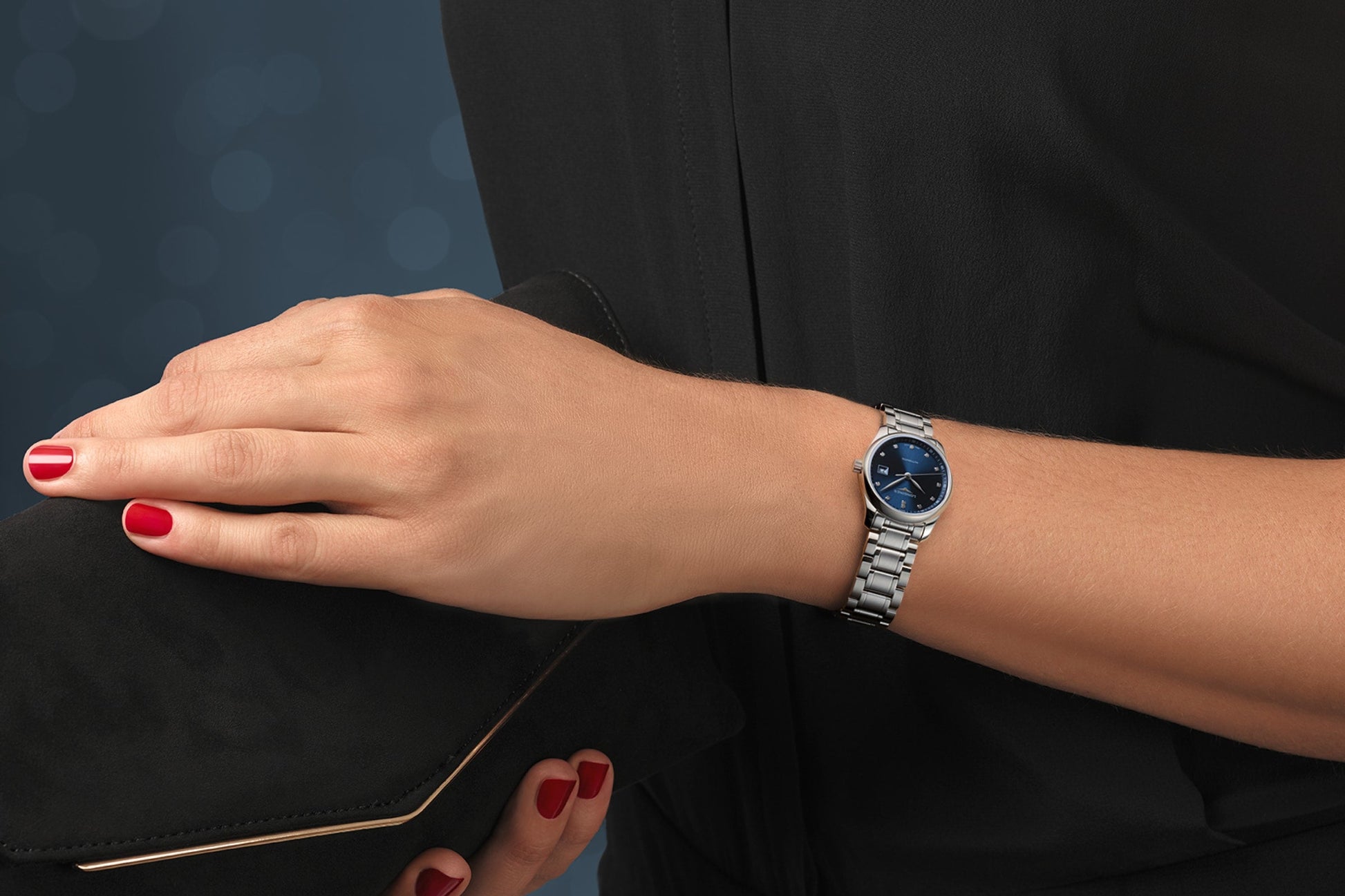Longines Master Collection Blue Dial Women 34mm