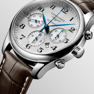 Longines Master Collection Silver Barleycorn Dial Men 42mm
