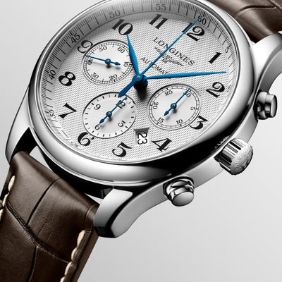 Longines Master Collection Silver Barleycorn Dial Men 42mm