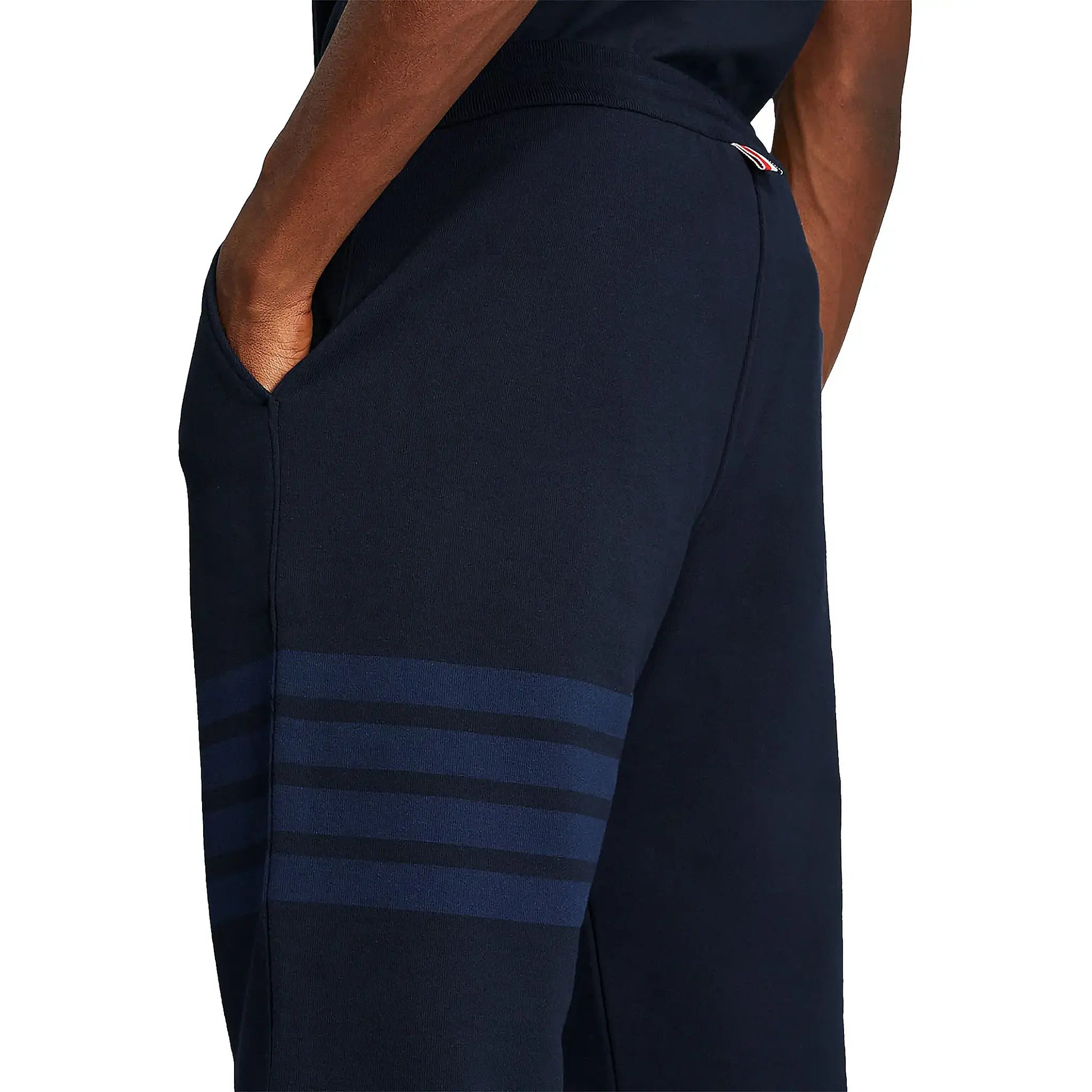 Thom Browne Classic Loopback 4-Bar Blue Sweatpants