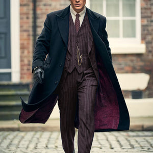 Thomas Shelby Peaky Blinders Wine Wool Suit