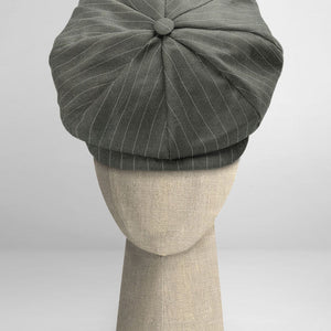 Thomas Shelby Peaky Blinders Olive Green Wool Newsboy Cap