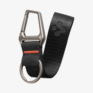 Carabiner Black Strap + Key Ring