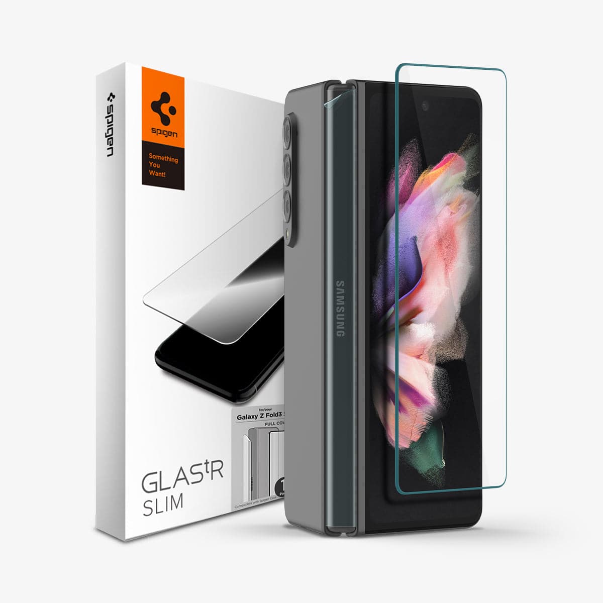 Galaxy Z Fold 3 Series - GLAS.tR Full Cover Glass + Hinge Film