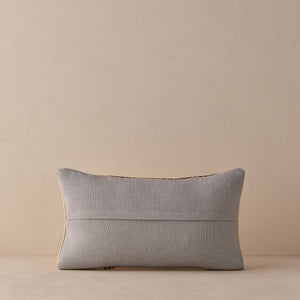 Vintage Lumbar Pillow No. 332, 12" x 20"