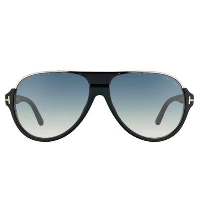 Tom Ford Dimitry FT0334 02W 59 Black Blue Sunglasses