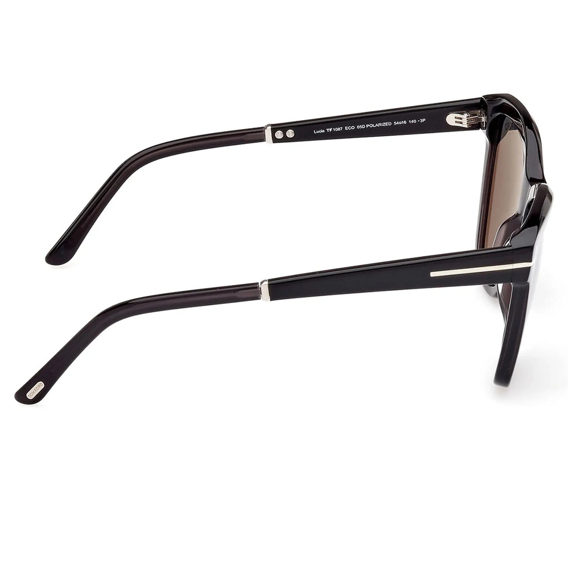 Tom Ford Lucia FT1087 05D Black Polarised Sunglasses