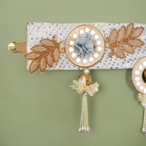 White Flora Toran For Home Decor