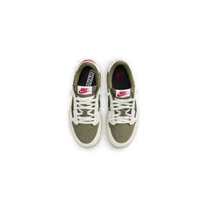 Travis Scott x Air Jordan 1 Low OG Medium Olive (PS)
