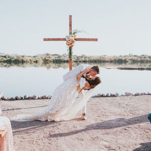 Trendy Minimalist Desert Wedding