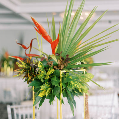 Tropical Orchid Florida Wedding