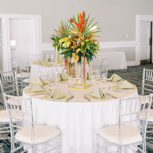 Tropical Orchid Florida Wedding