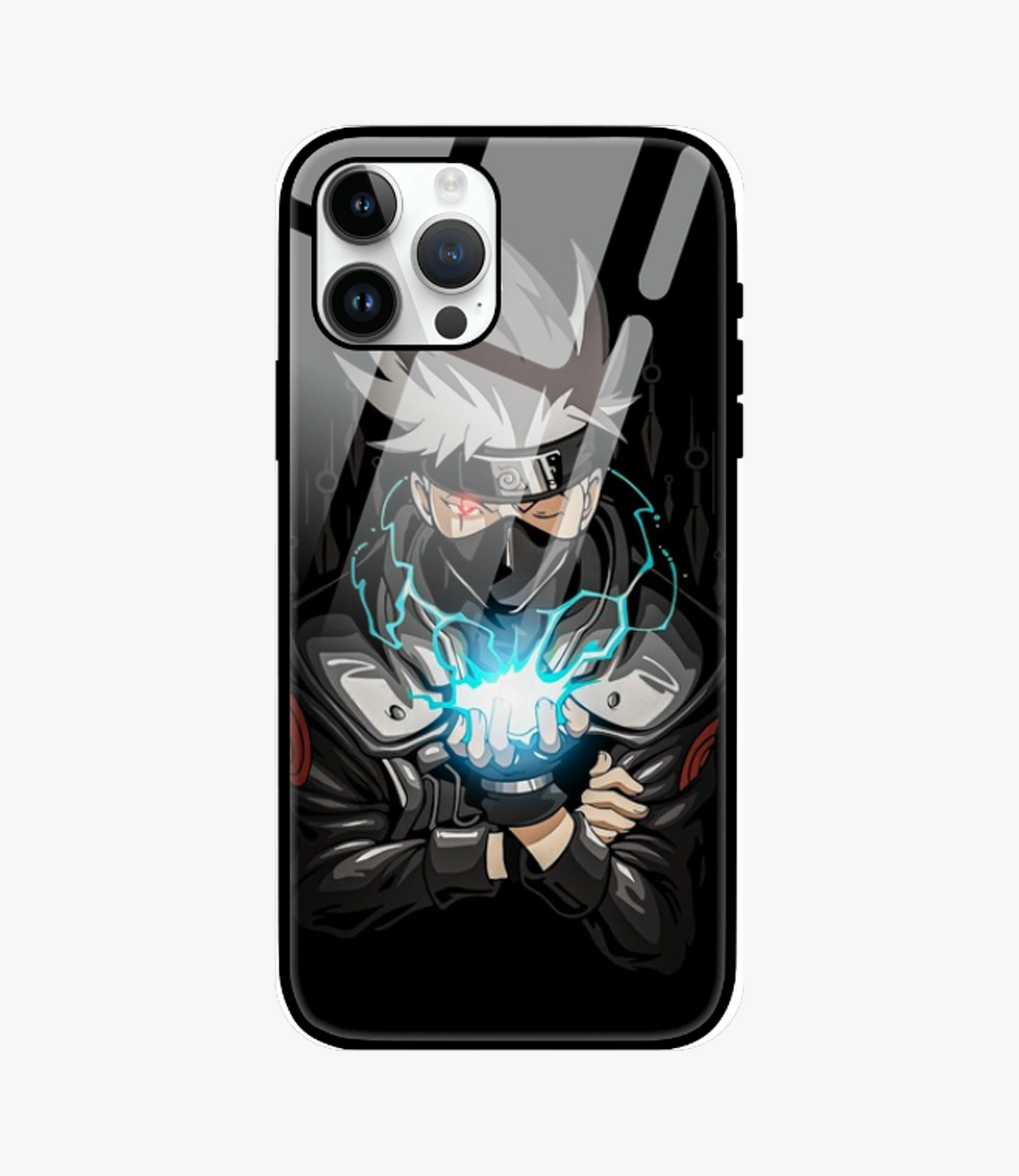 Kakashi Glass Case for iPhone 15 Pro Max