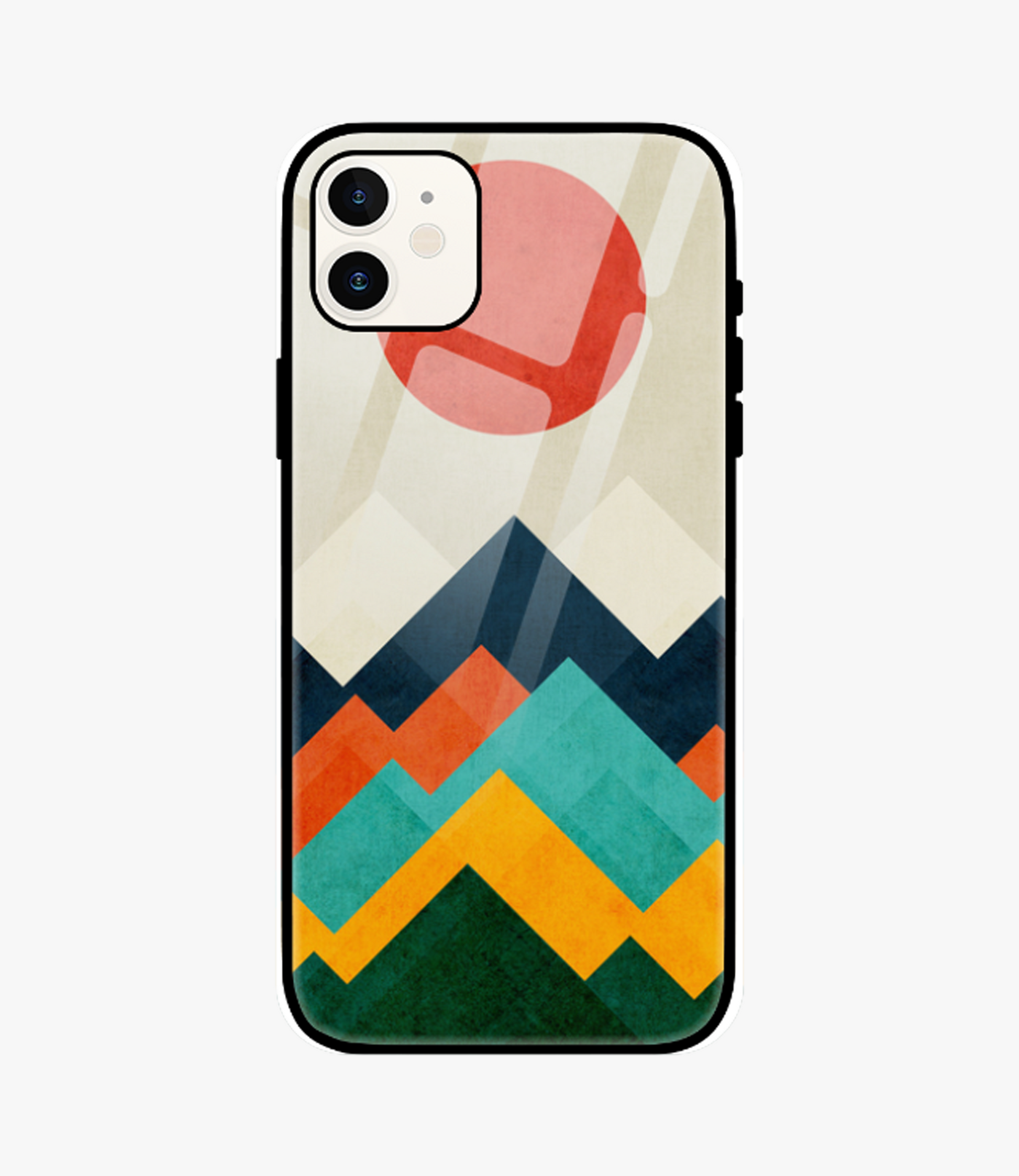 Majestic Mountains Glass Case for iPhone 12