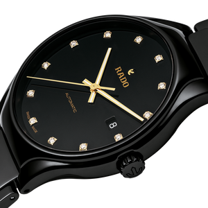 Rado True Black Dial Unisex 40mm
