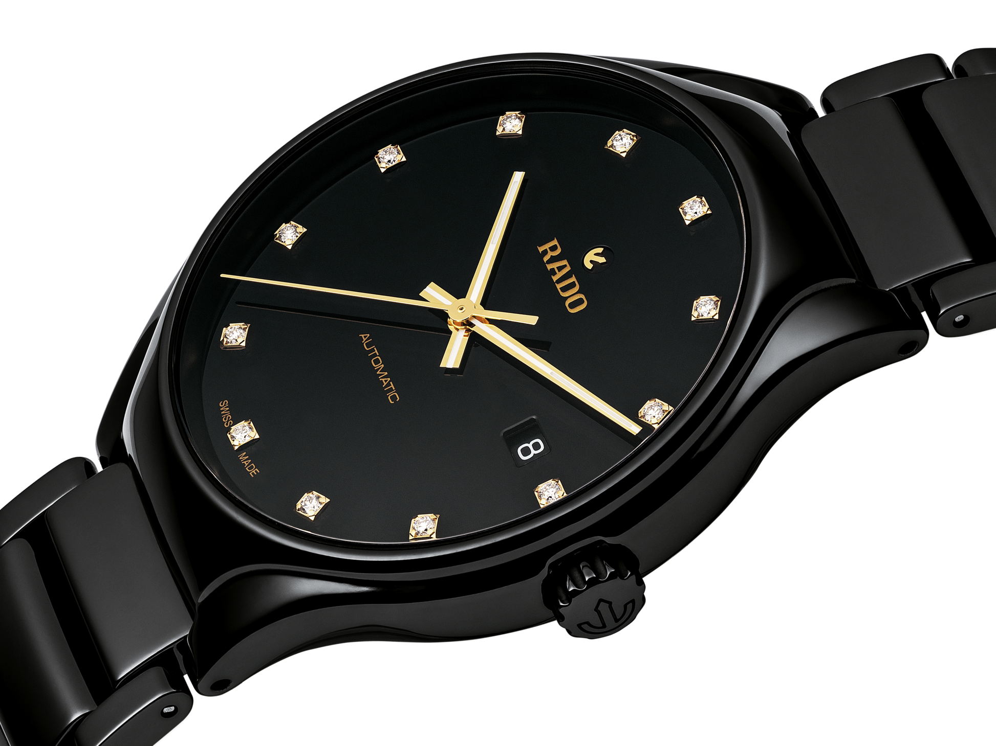 Rado True Black Dial Unisex 40mm