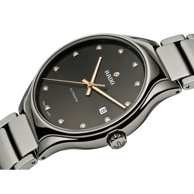 Rado True Black Dial Unisex 40mm
