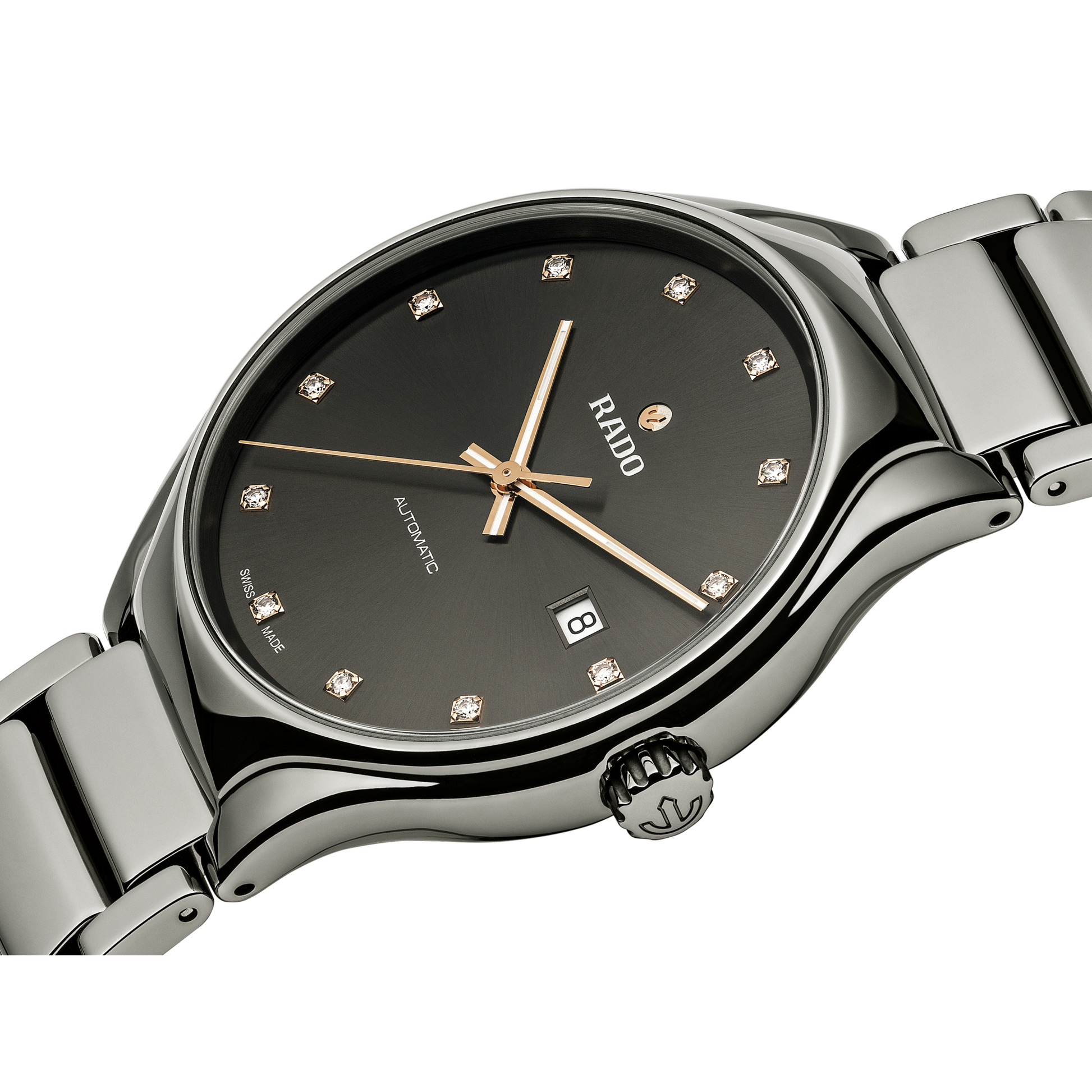 Rado True Black Dial Unisex 40mm
