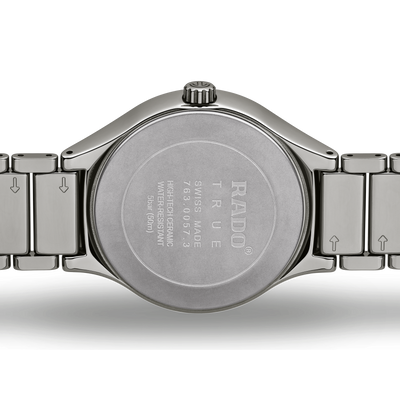 Rado True Black Dial Unisex 40mm