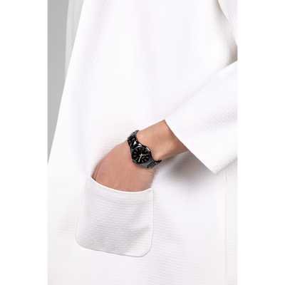 Rado True Black Dial Women 30mm